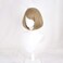 Light brown short hair wig side parted bob straight hair full hair cos anime character simulation wigs 14inch (Ashley Graham)