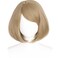 Light brown short hair wig side parted bob straight hair full hair cos anime character simulation wigs 14inch (Ashley Graham)