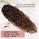 Ponytail Extension Long Curly Wavy Ponytail Extension 26Inch Drawstring Ponytail Clip In Hair Extensions for Women Bohemian style Natural Wavy Synthetic Hairpiece for Women (T1B/30)
