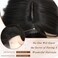 MORICHY Hair Toppers for Women Clip in Hair Topper with Bangs 20inch Black Brown Long Wavy Curly Synthetic HairPieces for Women