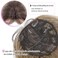 Molefi Hair Topper 26inch Long Wavy Hair Toppers for Women Curly Hair Topper with Bangs Synthetic Wiglets Hairpieces for Thinning Hair Ombre Light Brown to Blonde