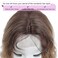 Molefi Hair Topper 26inch Long Wavy Hair Toppers for Women Curly Hair Topper with Bangs Synthetic Wiglets Hairpieces for Thinning Hair Ombre Light Brown to Blonde