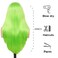 Green Lace Front Wig for Women Long Straight Neon Green Synthetic Heat Resistant Fiber Wig for Halloween Cosplay Party Use