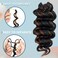 LOSMOEER Ocean Wave Crochet Hair 8 Inch, 8 Packs Deep Wave Crochet Hair for Women, Short Curly Crochet Braids Pre Looped Beach Curl Hair Extensions (P1B/30#)
