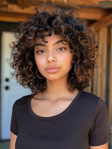 LOSMOEER Ocean Wave Crochet Hair 8 Inch, 8 Packs Deep Wave Crochet Hair for Women, Short Curly Crochet Braids Pre Looped Beach Curl Hair Extensions (P1B/30#)