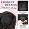 KooKaStyle Curly Ponytail Extension Fluffy Drawstring Ponytail for Women Kinky Curly Clip in Hair Extensions Long Curly Wavy Ponytail Extension Synthetic Hairpiece for Daily Use(18 Inch,Dark brown)