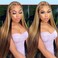 west kiss Highlight Lace Front Wig Human Hair P4/27 Honey Blonde Lace Front Wig Human Hair 4x4 Closure Wigs Human Hair Wigs For Black Women Straight Glueless Wigs Human Hair Pre Plucked 18 Inch