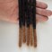 Loc Extensions Human Hair Dreadlock Extensions for Men/Women 100% Real Human Hair Permanent Dreadlock Extensions Locs Extensions Human Hair Can Be Dyed (30 Locs-8 Inch, 0.8cm-T1B/30#)