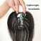 7x10cm Real Human Hair Toppers For Women Thin Clips In Swiss Lace Topper Hair Pieces to Cover Bald or White Hair 10inch (10inch, #4 Medium brown)
