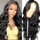 MAIME Small Cap Wigs 21 inch Size Lace Front Human Hair Wig for Black Women 13&times;4 150% Density Pre Plucked with Baby Hair 26 inch