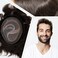 Men toupee Mono Lace with PU Toupee for Men 100? European Human Hair Replacement System Mens Toupee Men's Hairpiece Wigs for men(#3 Dark Brown Color)