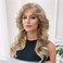 Blonde 70s Disco Wig Farrah Fawcett Wigs for Women Lady Natural Synthetic Full Wigs Vintage Cosplay Costume Hair Wig