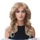 Blonde 70s Disco Wig Farrah Fawcett Wigs for Women Lady Natural Synthetic Full Wigs Vintage Cosplay Costume Hair Wig