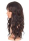 Medium Long Brown Wavy Wigs For Women Synthetic Full Hair Wigs With Bangs For Daily Use (brown)