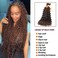 Curly Braiding Human Hair Chocolate Brown 100g 22 Inch Deep Wave Bulk Human Hair for Braiding No Weft Brazilian Virgin Deep French Curl Braiding Human Hair Extensions