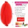 Afro Twist Hair 16 Inch 3 Packs, Springy Afro Twist Hair Pre Fluffed Spring Twist Hair Pre Stretched Wrapping Hair for Soft Locs Hair Extensions (16 Inch (Pack of 3), Red#)