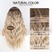 EMMOR Long Ombre Blonde Lace Front Wig for Women,25 Inch Natural Wavy Daily Hair Synthetic Lace Wigs Middle Part,Hand Tied/Longlife/Lightweight
