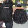 Afro Kinky Curly Micro Link Human Hair Extensions Brazilian Virgin Micro Links Hair Extensions 100 Strand Micro Loop Real Human Hair Extensions For Black Women 90G 18Inch