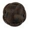 IMISSU Dancer Braided Chignon Hair Cover Donut Hairpieces Scrunchie Hair Bun Wig Updo on Wedding Party (M2 Chocolate Brown)
