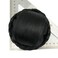 IMISSU Small Size Hair Bun Wigs Updo Styles Braided Chignon Dancer Hair Covers Donut Hairpiece Scrunchie (Black)