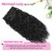4Pcs Clip in Hair Extensions 20inch Wavy Curly Natural Black Hair Extensions Clip ins Thick Full Head Hairpieces Invisible Soft Lace Clip in Hair Extensions for women