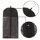 2 Pack Hair Extension Storage Bag Hair Extension Hanger Strong Holder Dust-Proof Portable Suit with Transparent Zip Up Closure- Lightweight, Waterproof and Portable (Black)