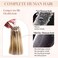 Microlink Hair Extensions Human Hair 18613 Blonde 30g/Pack Micro Link Remy Hair 20 inch Micro Hair Microbead Micro Loop Hair Extensions Real Human Hair Soft and Glossy Longer Life