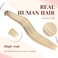 Microlink Hair Extensions - Human Hair,20inch Micro link Hair Extensions Human Hair Micro Beads Hair Extensions Human Hair Blonde Highlight Golden Blonde 30G/Pack
