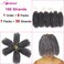 MIMAN 6 Packs 8 Inch Short Grey Passion Twist Hair Marlybob Jerry Curl Crochet Hair Synthetic Kinky Curly Crochet Hair Extention for Black Women DIY Crochet Bun Braided Wig Black Mix Grey