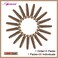 MIMAN 5 Packs 10 Inch Short Curly Crochet Hair for Black Women 6MM Crochet Braids Synthetic Hair Extension for Women DIY Mohawk Afro Braided Dreadlock Wigs(Blonde)