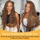 Human Braiding Hair for Boho Knotless Braids Bulk Curly Bundles Human Hair for Micro Braiding Wet and Wavy Water Wave No Weft Human Hair Extension for Box Boho Braids 100g with 2 Bundles 27#（16 inch）