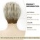 SEVENCOLORS Short Blonde Wigs for White Women Layered Mixed Blonde Pixie Cut Wigs with Bangs Synthetic Short Hair Replacement Wigs