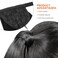 Wrap Around Straight Ponytail Extension 25.6 Inch, Long Straight Ponytail Hair Fake Ponytail Straight Hair Synthetic Natural Straight Ponytail for Girls Women with Hair Rope and Hairpin, Black
