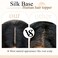MY-LADY Clip in Human Hair Topper for Women 130% Density 10 * 12cm Silk Base 35g 10 inch #2 Dark Brown Remy Hair Top Hairpieces No Bangs