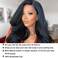 Nadula V Part Wig Yaki Straight Human Hair No Leave Out Glueless Upgraded U Part Wigs for Women,10A Yaki Straight V-part Wigs V Shape Clip in Half Wig Ready to Go 150% Density 24inch