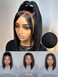Nadula Pre Everything Glueless Yaki Straight Bob Wig 13x4 HD Pre Cut Short Bob Lace Front Wigs Human Hair with Ear Tape Bleached Invisible Bye Bye Knots Bob Wig Pre Plucked 150% Density 14inch