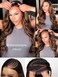 Nadula Bye Bye Knots Glueless Pre Everything Wig Balayage Brown Body Wave 7x5 Pre Cut HD Lace Front Wigs Human Hair Pre Plucked Bleached Knots Ready to Go Highlight Ombre Wig 150% Density 16inch