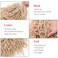 Leeven 24 Inch Goddess New Faux Locs Crochet Braids 7 Packs Ombre Blonde Pre-looped Messy Soft Locs Crochet Hair Distressed Faux Locs Hair for Women 18 Strands/Pack 27/613#