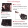 Leeven 12 Inch Pre-twisted Butterfly Locs Crochet Hair 6 Packs Short Crochet Butterfly Locs Dark Brown Synthetic Messy Distressed Faux Locs Crochet Hair Extensions for Women 4# 12 Strands/Pack