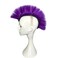 Skinhead Wig Purple Helmet Mohawk Wig Costumes Hairpiece