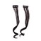 Vctitil Fake Hair Bangs Women Natural Hair Side Fringe Long Side Air Bangs, Wavy Curly Clip in Bangs Front Side Bangs(black)