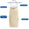 Human Hair Swatches Testing Color Samples for Salon Color Rings, Lightest Blonde 30 Pieces 8 Inch
