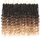 18 Inch Goddess Locs Crochet Hair 8 Packs New Soft Faux Locs Crochet Braids Deep Wave Pre Looped Hair Extensions for Black Women(3T3027/8PCS/18inch)