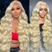 613 Lace Front Wig Human Hair Body Wave 360 Lace Front Wigs Human Hair 200 Density 360 HD Lace Front Wigs Human Hair Pre Plucked With Baby Hair (38 Inch,Body Wave)