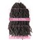 10 Inch Soft Locs Crochet Hair 6 Packs Short Straight Pre-looped New Faux Locs Crochet Hair, 4#(Brown)