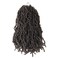 10 Inch Soft Locs Crochet Hair 6 Packs Short Straight Pre-looped New Faux Locs Crochet Hair, 4#(Brown)