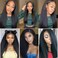 Urbeauty U Part Human Hair Wig Bob Upart Wigs Black Women Human Hair Kinky Straight Wigs, 10 inch Italian U Part Half Wig 1.5x3 U Shape Clip in Wigs None Lace Front Wigs No sewing No Glue