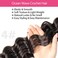 Ocean Wave Crochet Hair 12 Inch 8 Packs Soft Deep Twist Crochet Braids Synthetic Wavy Braiding Hair Extensions (4# Brown)