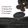 Hair Bundles 12A Yaki Kinky Straight Human Hair 3 Bundles 100% Unprocessed Mongolian Virgin Human Hair Kinky Straight Bundles Yaki Hair Natural Color (12 14 16)