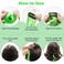 10 PCS Green Hair Extensions, St. Patricks Day Curly Wavy Synthetic Hairpieces Clip in Rainbow Neon Party Highlights, Colorful Hair Accessories for Kids Girls Women 17 Inch